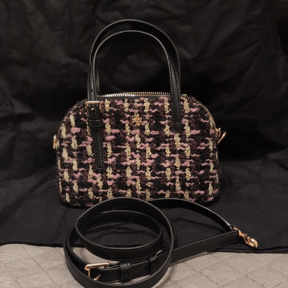 Tory Burch Small Tweed Crossbody Bag